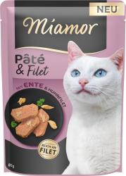 Miamor Paté & Filet mit Ente, Huhnfilet für Katzen 10 x 85 g 