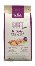 bosch SOFT mini mit Perlhuhn, Süßkartoffel für Hunde 1 kg 