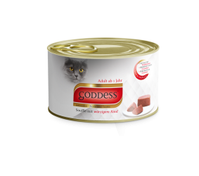 GODDESS Soufflé mit Rind für Katzen 12 x 85 g 
