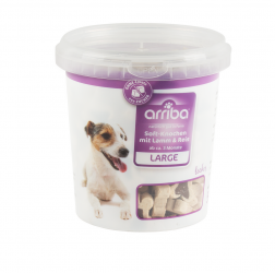 arriba Soft-Knochen mit Lamm und Reis für Hunde 500 g 