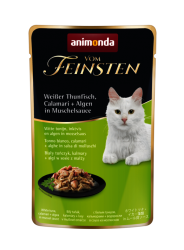 animonda VOM FEINSTEN mit weißem Thunfisch, Calamari, Algen in Muschelsauce für Katzen 18 x 50 g 