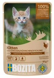 BOZITA Kitten mit Hühnchen 12 x 85 g 