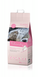 Felicity Katzenstreu CLASSIC fresh mit Babypuderduft 20 l / 12 kg 