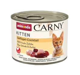 animonda CARNY Kitten mit Geflügelcocktail 12 x 200 g 