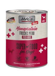 MAC's SUPER FOOD MONOPROTEIN mit Pferd für Hunde 6 x 800 g 