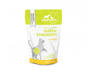 ANIMAL HEALTH Nierenschonkost mit Huhn für Katzen 12 x 85 g 