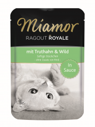 Miamor RAGOUT ROYALE mit Truthahn, Wild für Katzen 22 x 100 g 