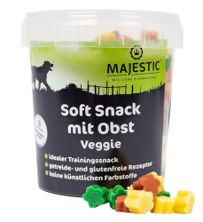MAJESTIC Soft Snack mit Obst für Hunde 500 g 