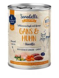 Sanabelle mit Gans, Huhn und Karotte für Katzen 6 x 380 g 