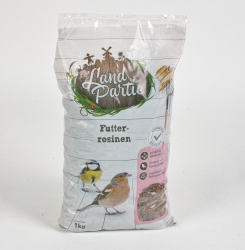 LandPartie Wildvogel Futterrosinen im Beutel 1 kg 