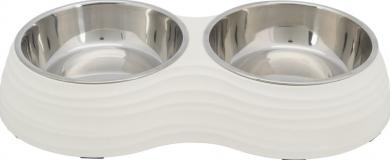 TRIXIE Napf-Set aus Melamin 2x 0,8 l 
