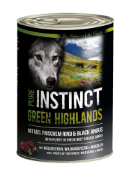 PURE INSTINCT Green Highland 6x400g mit Rind und Black Angus 