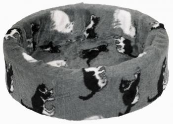 Nobby Plüschbett 50cm in grau 