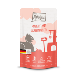 MjAMjAM Mahlzeit mit leckeren Herzen für Katzen 12x125g 