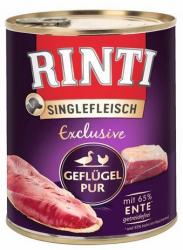 RINTI SINGLEFLEISCH mit Geflügel für Hunde 6 x 800 g 
