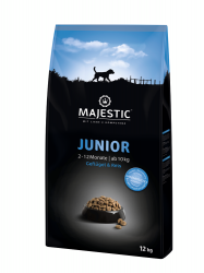 MAJESTIC Junior mit Geflügel, Reis  12 kg 