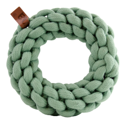 azoona® Hundespielzeug Tau-Ring ca. 20cm in mint 
