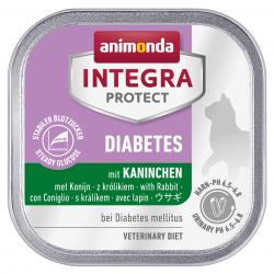 animonda INTEGRA PROTECT Diabetes mit Kaninchen für Katzen 16 x 100 g 