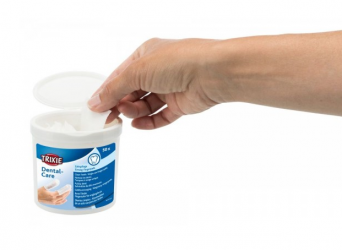 TRIXIE Zahnpflege Einweg-Fingerpads 50 Stück 