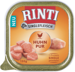 RINTI SINGLEFLEISCH mit Huhn für Hunde 10 x 150 g 