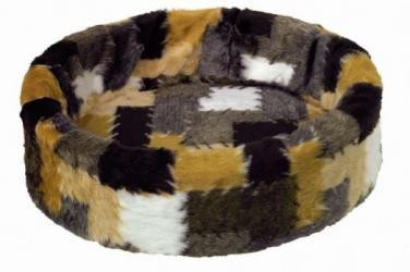 Nobby Hunde-Plüschbett Patchwork 70cm 