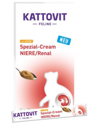 KATTOVIT Feline Diet Niere/Renal Spezial-Cream 6x15g mit Huhn 