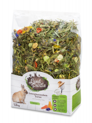 LandPartie Zwergkaninchen-Futter mit Timothy-Heu sensitiv 1,8 kg 