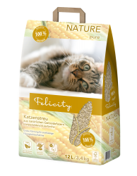 Felicity Katzenstreu NATURE pure aus natürlichen Getreidefasern 12 l / 2,6 kg 
