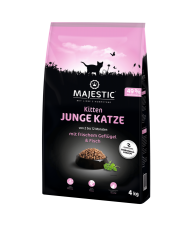 MAJESTIC Kitten mit frischem Geflügel, Fisch 4 kg 