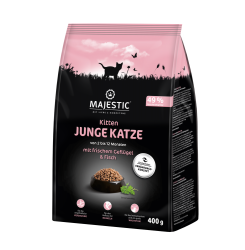 MAJESTIC Kitten mit Geflügel, Fisch 400 g 