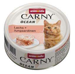 animonda CARNY OCEAN mit Lachs, Jungsardine für Katzen 12 x 80 g 