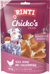 RINTI Chicko's Plus Hähnchenschenkel für Hunde 12 x 80 g 
