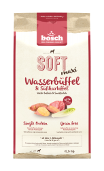 bosch SOFT mit Wasserbüffel, Süßkartoffel für Hunde 12,5 kg 
