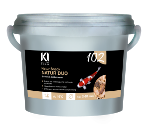 KIKAIBA Natur Snack DUO mit Shrimps und Seidenraupen 1 l 