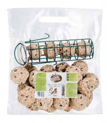 LandPartie Wildvogel Meisenknödel plus Knödelspender 20 Stk. 