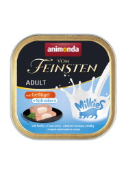 animonda VOM FEINSTEN mit Geflügel, Sahnekern für Katzen 32 x 100 g 