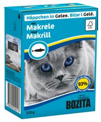BOZITA Cat Häppchen in Gelee 6x370g Tetrapack mit Makrele 