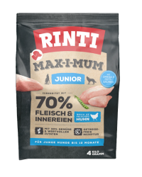 RINTI MAX-I-MUM Junior mit Huhn 4 kg 