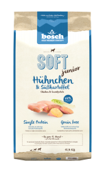 bosch SOFT Junior mit Hühnchen, Süßkartoffel für Hunde 12,5 kg 