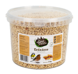LandPartie Wildvogel Erdnüsse fein gehackt 3 kg 