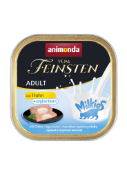 animonda VOM FEINSTEN mit Huhn, Joghurtkern für Katzen 32 x 100 g 