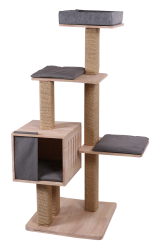 azoona® Kratzbaum "Janus" 59x59x155 cm 