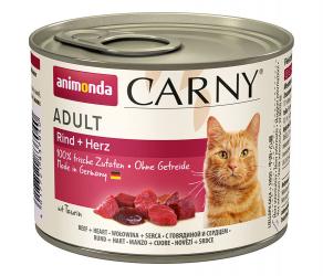 animonda CARNY mit Rind, Herz für Katzen 6 x 200 g 