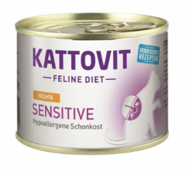 KATTOVIT Feline Diet Sensitive 12x85g mit Huhn 