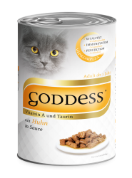 GODDESS mit Huhn für Katzen 10 x 415 g 