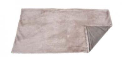 SILVIO DESIGN Liegedecke Ruby Gr. 2 ca. 130 x 70 x 2 cm, grau 