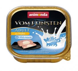 animonda VOM FEINSTEN mit Huhn, Milchkern für Katzen 32 x 100 g 