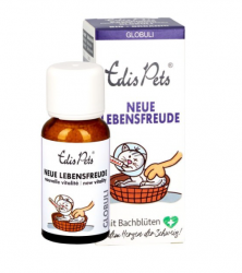 Edis Pets NEUE LEBENSFREUDE GLOBULI mit Bachblüten für Katzen 20 g 