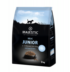 MAJESTIC Mini Junior mit Geflügel, Reis 3 kg 