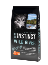 PURE INSTINCT WILD RIVER mit Lachs für Hunde 12 kg 